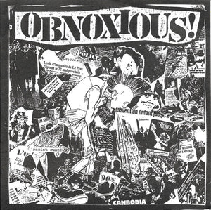 Obnoxious! - Sickness E.P. USED 7" (white black pink splatter vinyl)