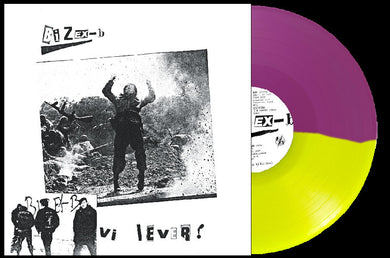 Bizex B  Vi Lever! NEW LP (purple/yellow split vinyl)