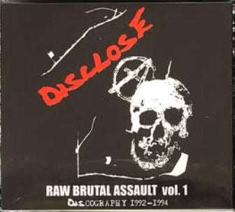 Disclose - Raw Brutal Assault Vol.1 : DISCOGRAPHY 1992 to 1994 NEW