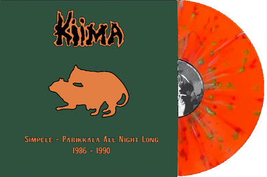 Kiima - Simpele: Parikkala All Night Long 86 to 90  NEW LP (orange w/ green splatter vinyl)