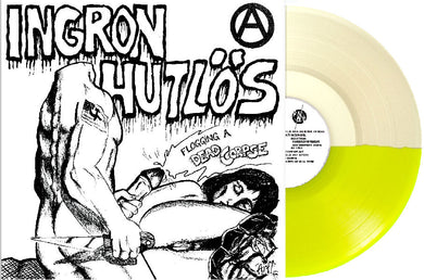 Ingron Hutlos - Flogging A Dead Corpse NEW LP (neon yellow/clear vinyl)