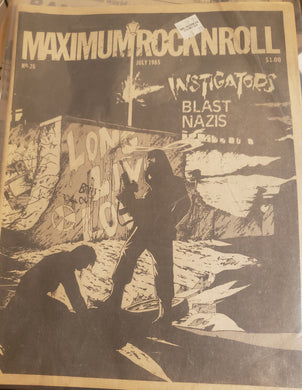 Mrr #26   USED MAGAZINE (1985)
