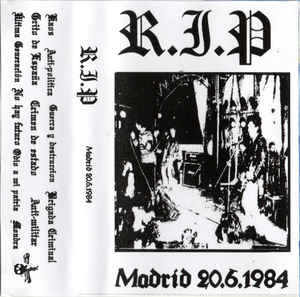 RIP - Live Madrid 1984 NEW CASSETTE