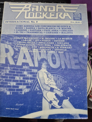 Banda Rocker #9 (ramones) USED MAGAZINE