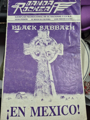 Banda Rocker (black sabbath) USED MAGAZINE