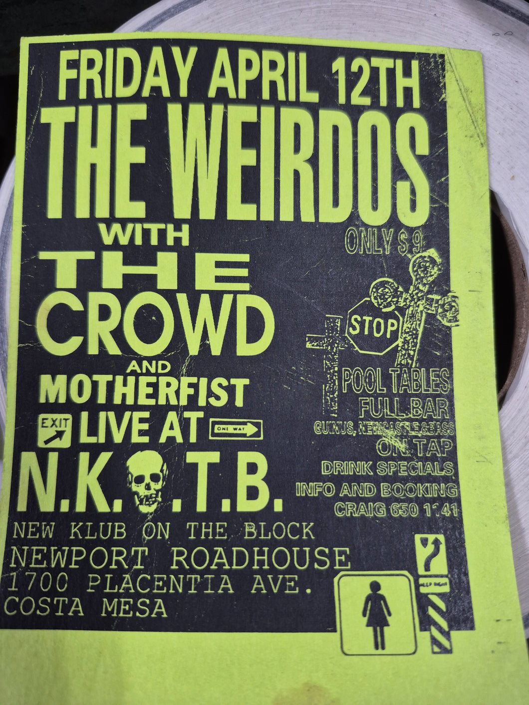 $5 PUNK FLYER -  (5.5x4) WEIRDOS CROWD