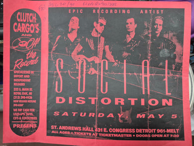 $30 PUNK FLYER - (8.5x11) SOCIAL DISTORTION