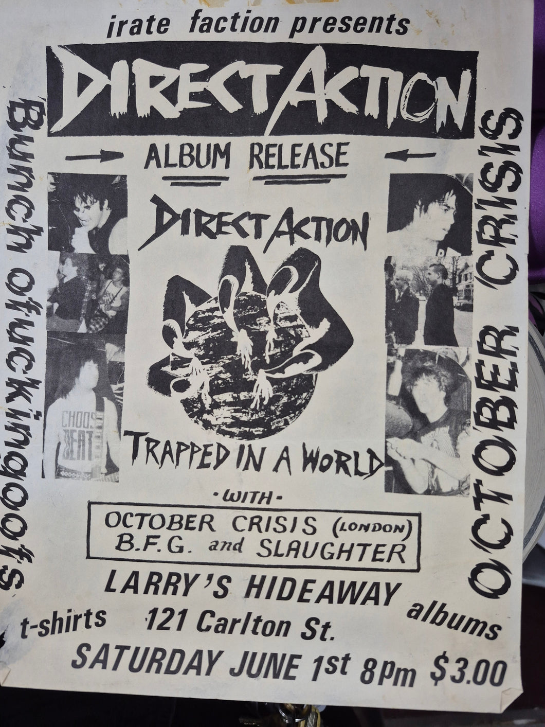 $40 PUNK FLYER (8.5 x 11) DIRECT ACTION