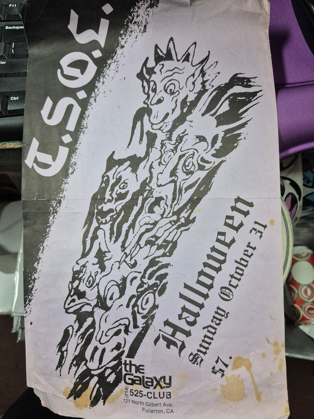 $40 PUNK FLYER (9 x 14) TSOL