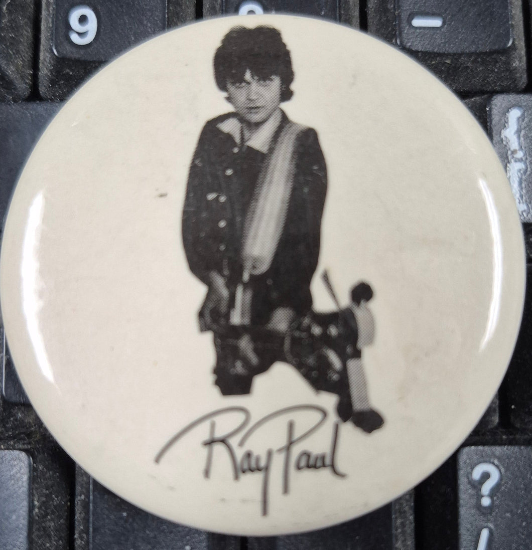 PINS/STICKERS/MISC - Vintage Ray Paul Button