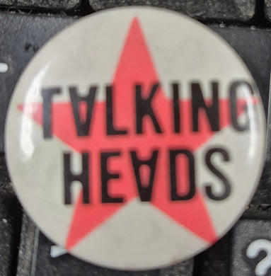 PINS/STICKERS/MISC - Vintage Talking Heads Button