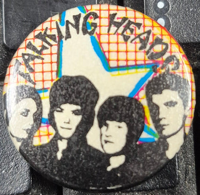 PINS/STICKERS/MISC - Vintage Talking Heads Button