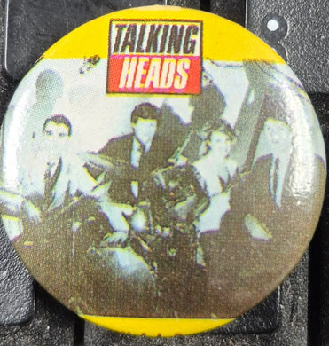 PINS/STICKERS/MISC - Vintage Talking Heads Button