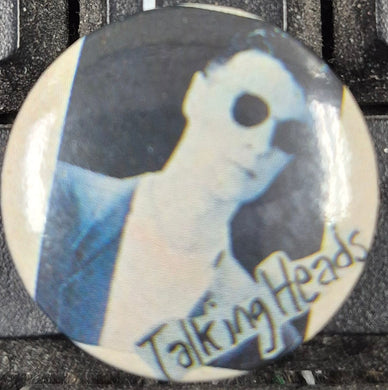 PINS/STICKERS/MISC - Vintage Talking Heads Button