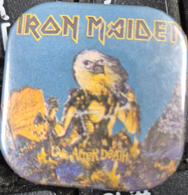 PINS/STICKERS/MISC -  Vintage Iron Maiden Button