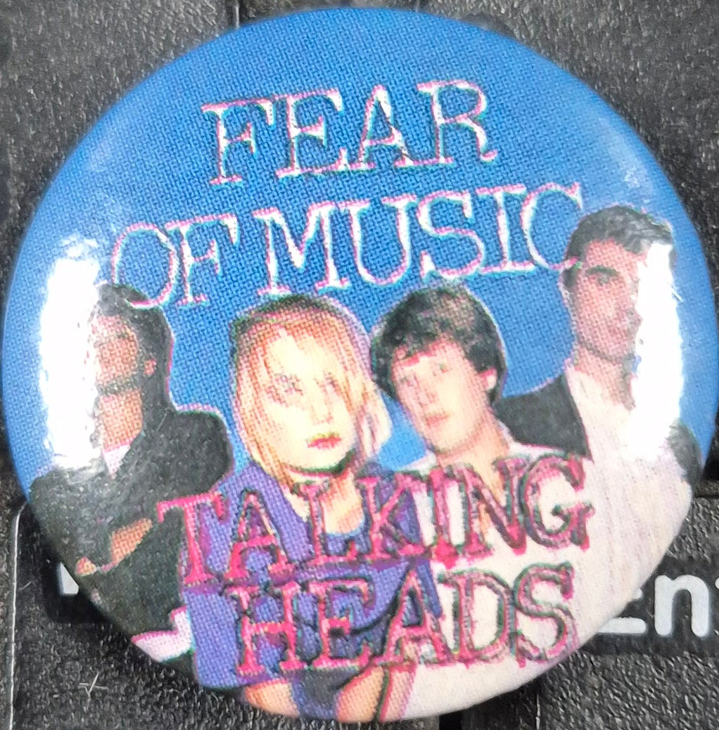 PINS/STICKERS/MISC -  Vintage Talking Heads Button