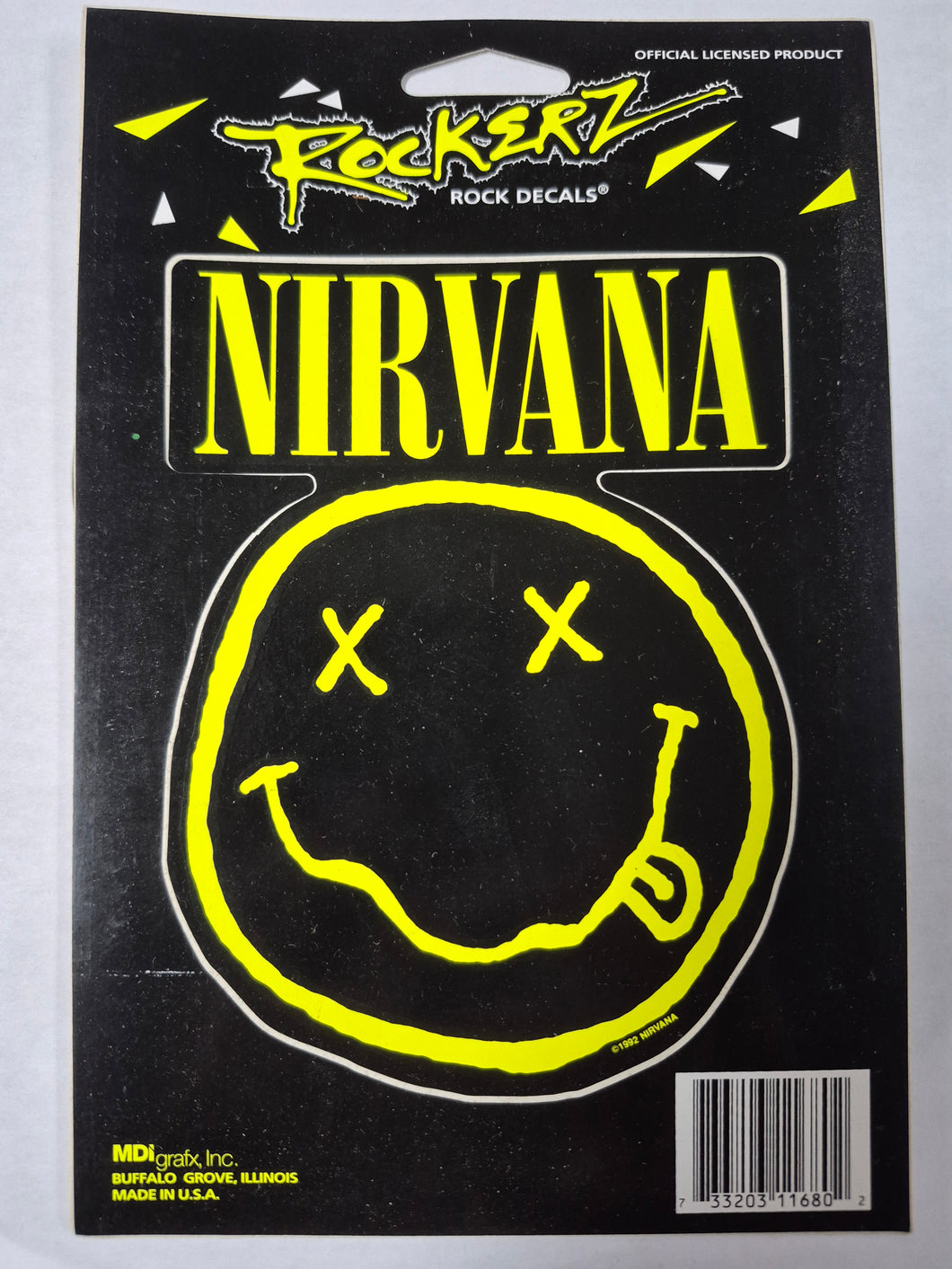 PINS/STICKERS/MISC -  Vintage Nirvana Sticker