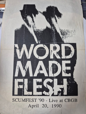 $5 PUNK FLYER - (11 x 17) Word Made Flesh