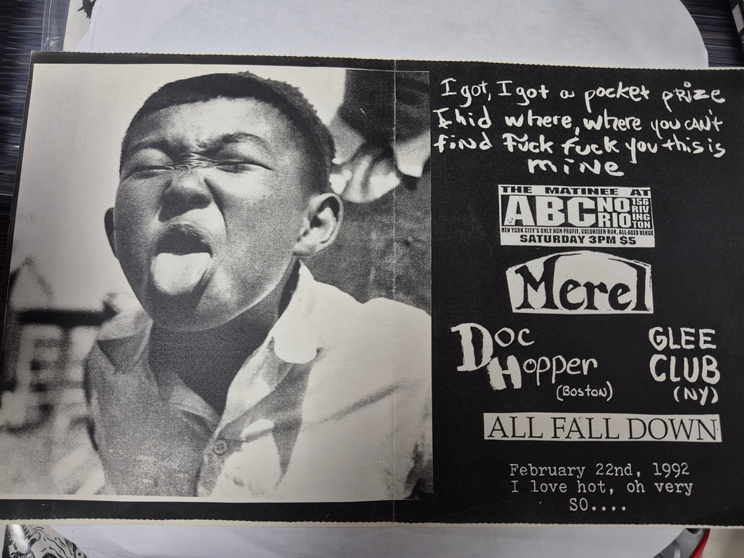 $5 PUNK FLYER - (14 x 8.5) Merel Doc Hopper