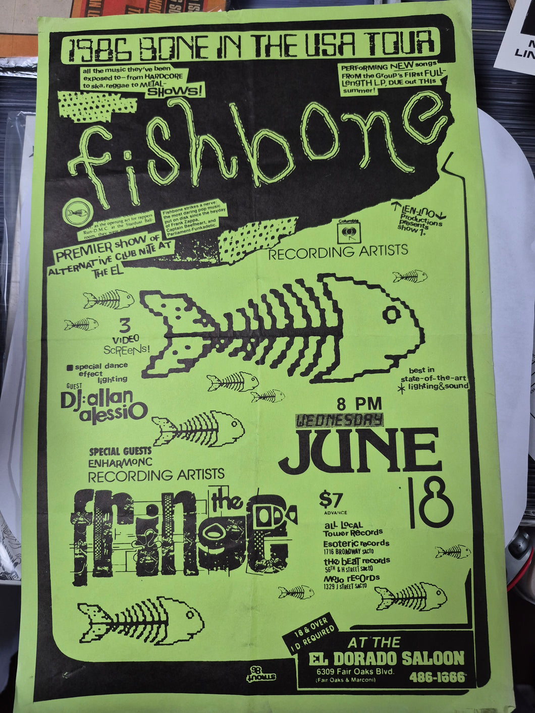 $10 PUNK FLYER - (11 x 17) Fishbone