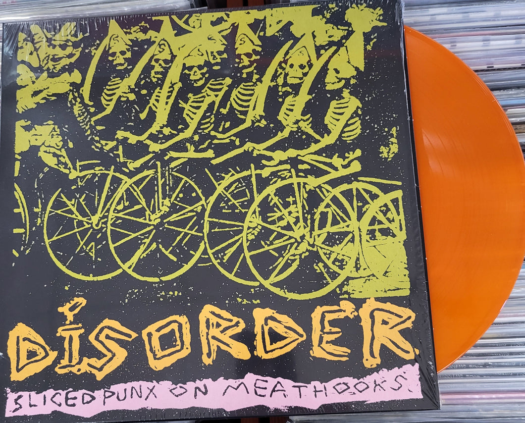 Disorder - Sliced Punx on Meathooks NEW LP (orange vinyl)
