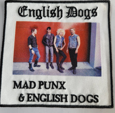 ENGLISH DOGS EMBROIDERED PATCH