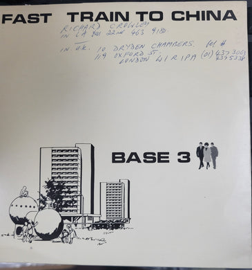 Base 3 - Fast Train To China USED POST PUNK / GOTH 7