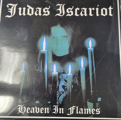 Judas Iscariot - Heaven In Flames USED METAL LP (test press box set)
