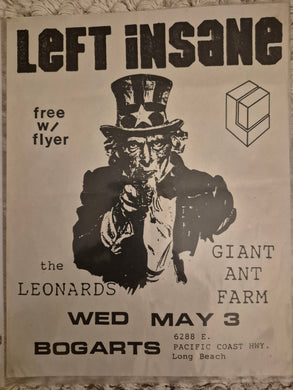 $5 PUNK FLYER - Left Insane (8.5x11)