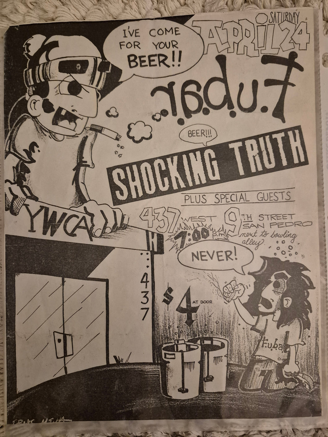$5 PUNK FLYER - Shocking Truth (8.5x11)