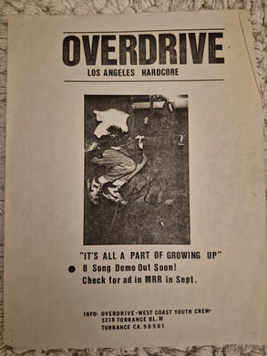 $5 PUNK FLYER - Overdrive (8.5x11)