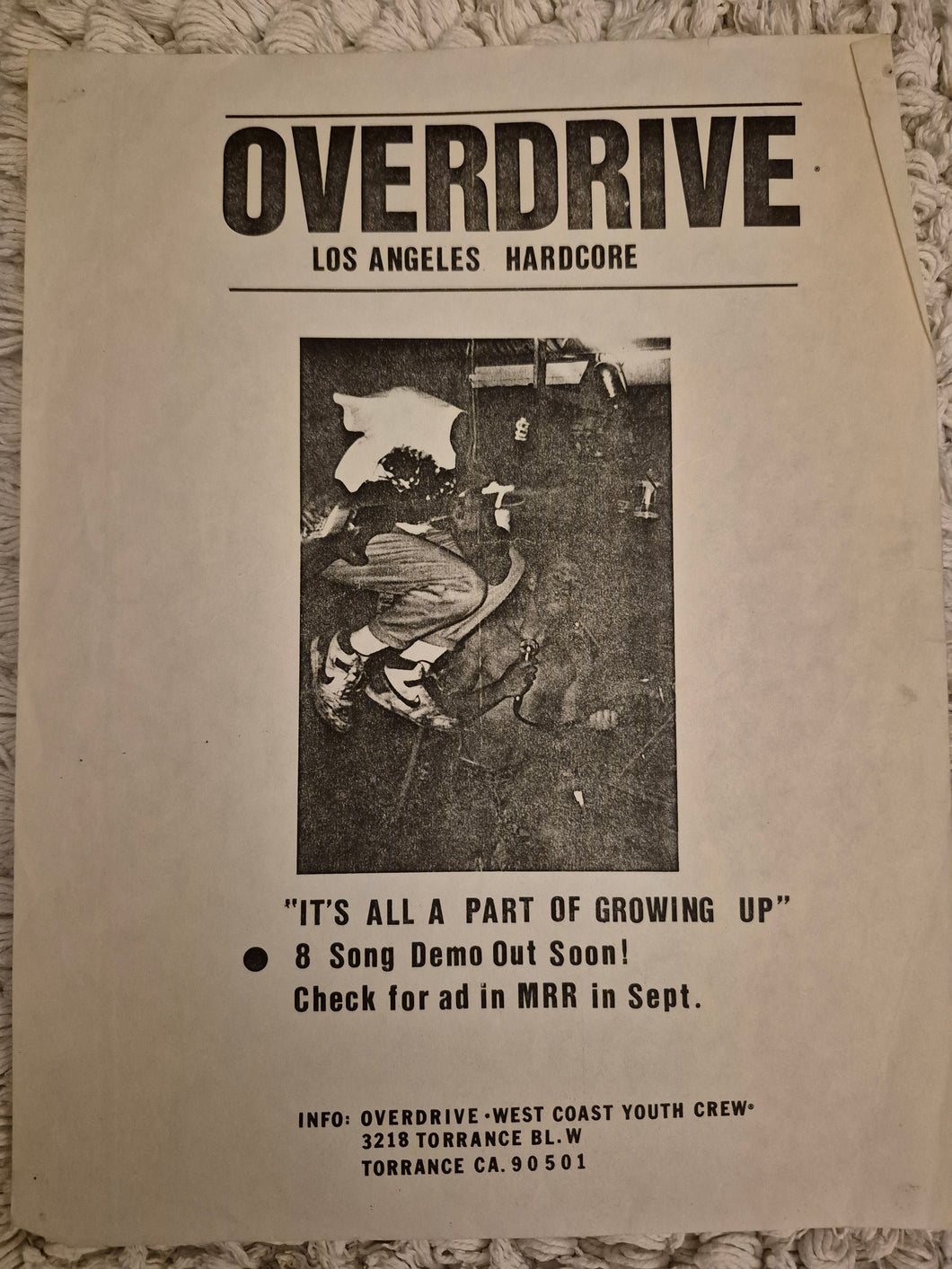 $5 PUNK FLYER - Overdrive (8.5x11)