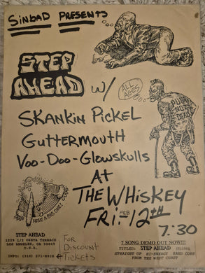 $10 PUNK FLYER - (11 x 8.5) Step Ahead Guttermouth