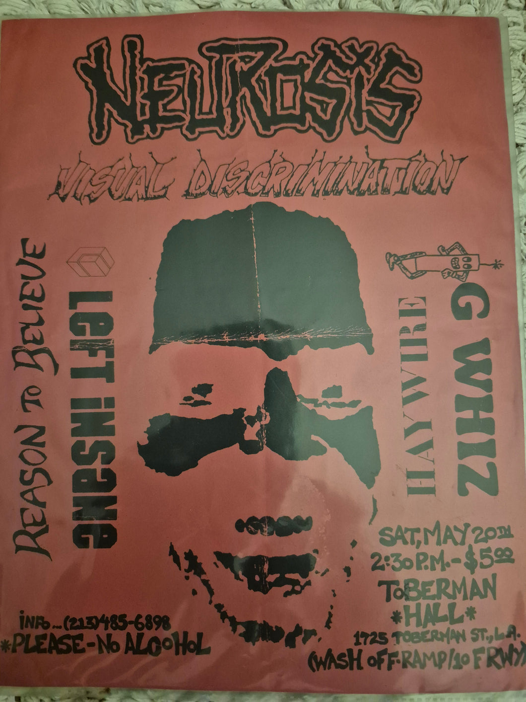 $10 PUNK FLYER - (11 x 8.5) Neurosis