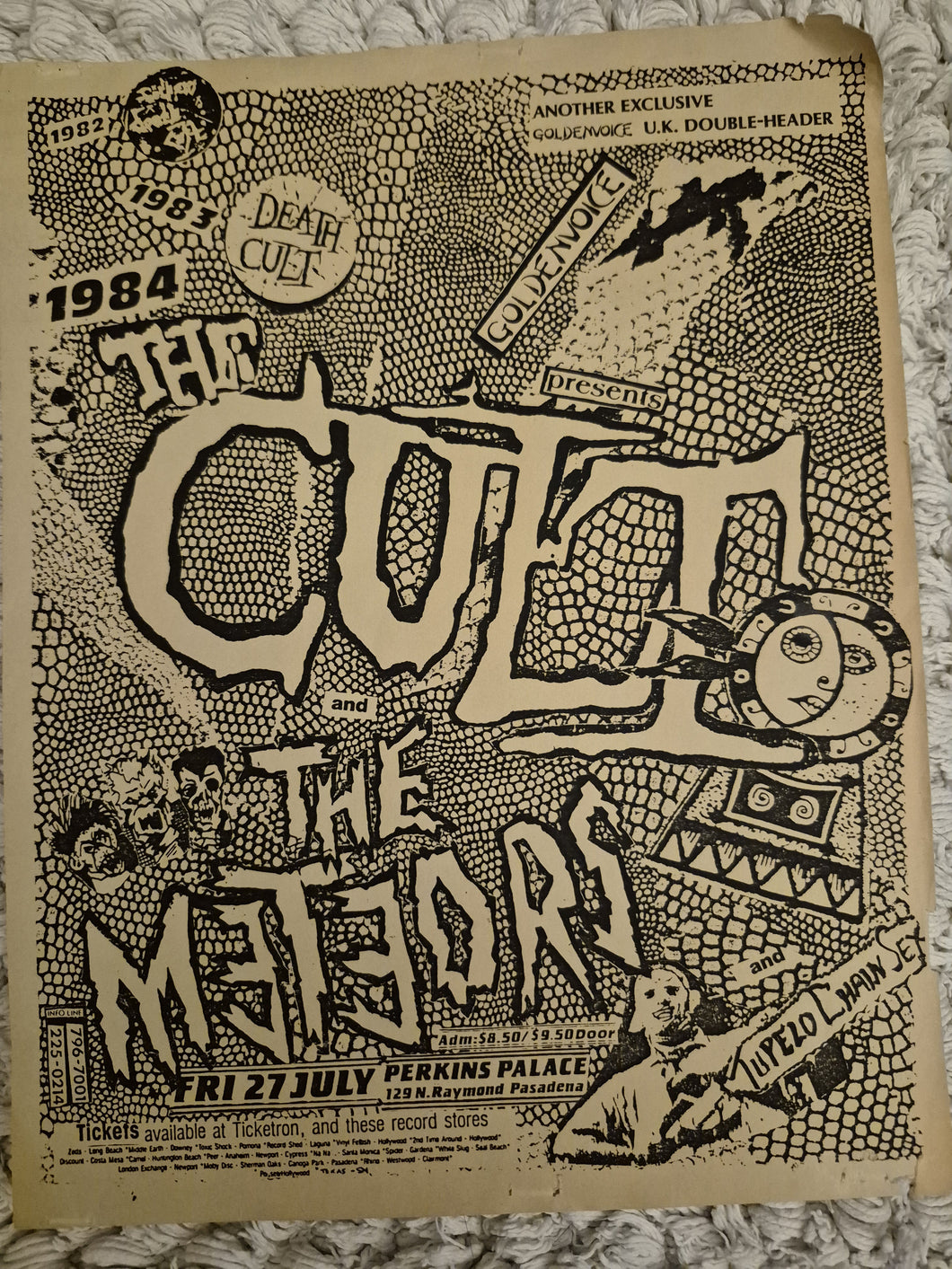 $10 PUNK FLYER - (11 x 8.5) Cult Meteors