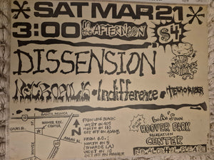 $15 PUNK FLYER - (11x8.5) Dissenssion Terrorizer