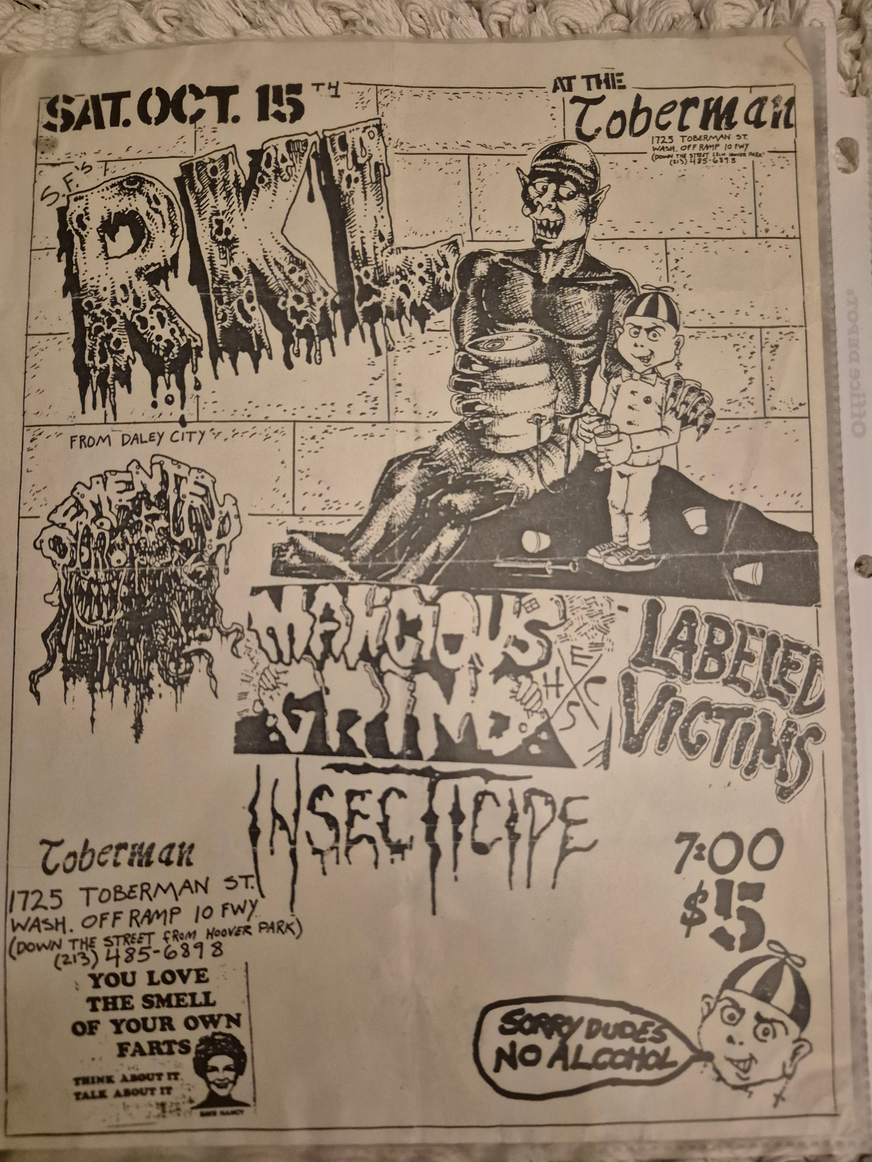 $15 PUNK FLYER - (11x8.5) RKL – pukenvomitrecords.com