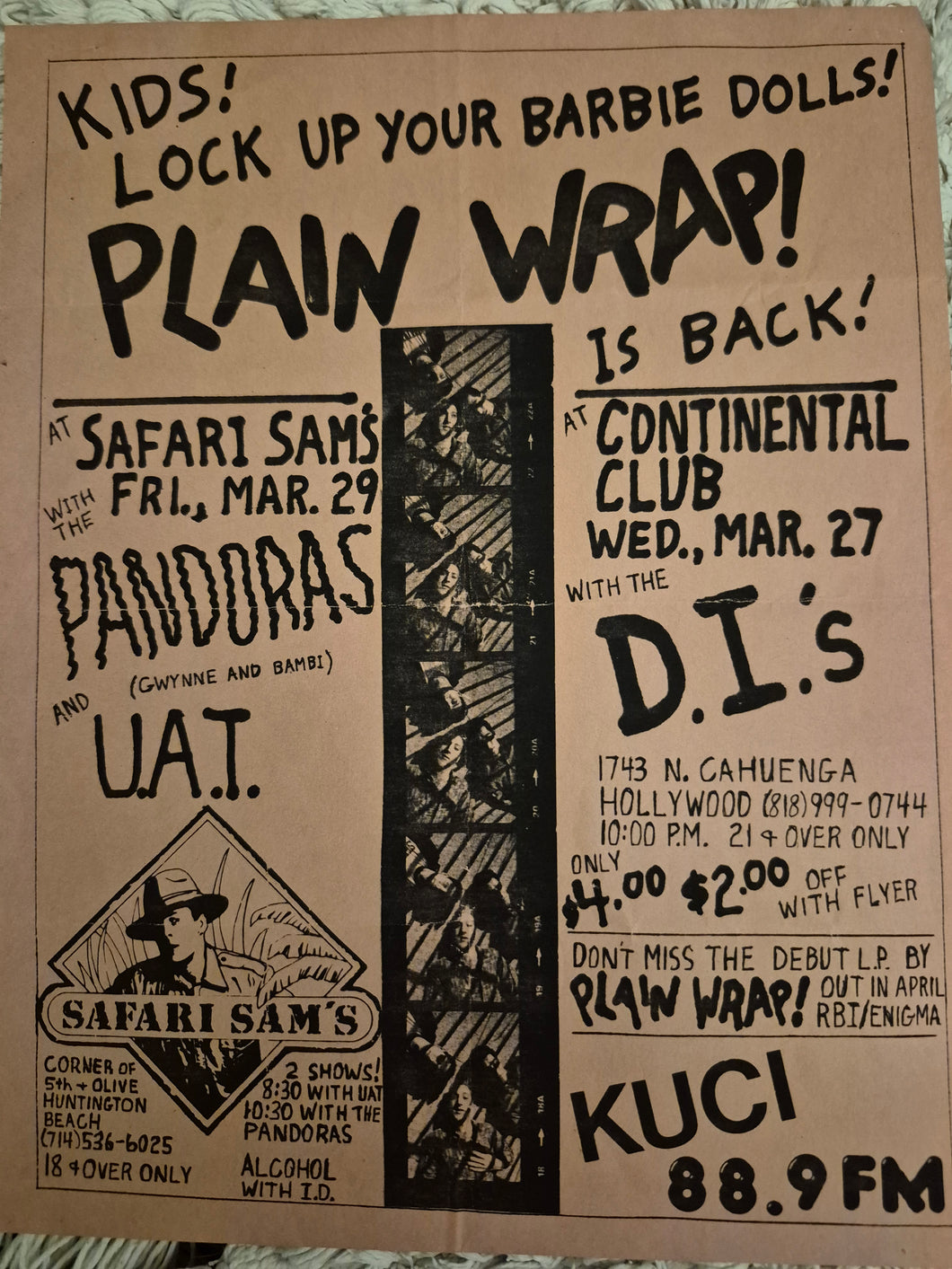 $15 PUNK FLYER - (11x8.5) Plain Wrap