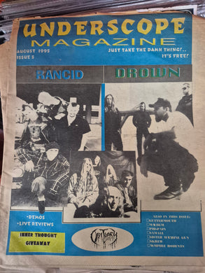 Rancid - Underscope Magazine 1995 USED MAGAZINE