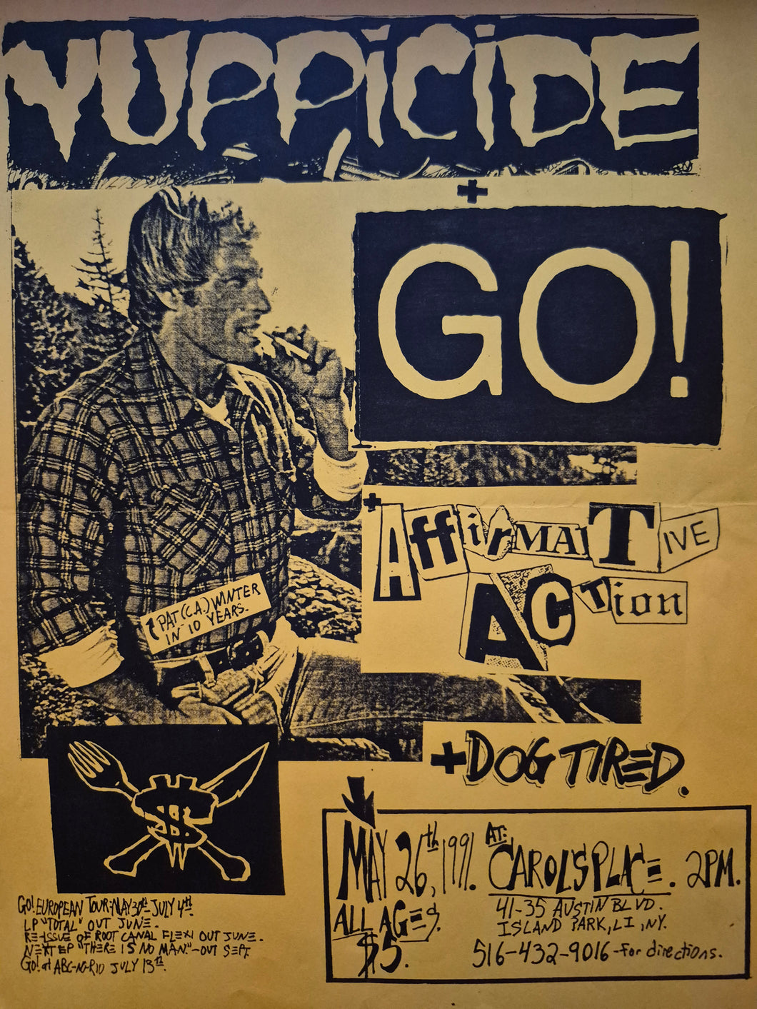 $10 PUNK FLYER - (11 x 8.5) Yuppicide