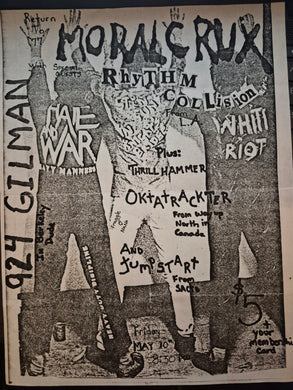 $10 PUNK FLYER - (11 x 8.5) Moral Crux