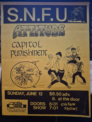 $15 PUNK FLYER - (11x8.5) SNFU Attitude