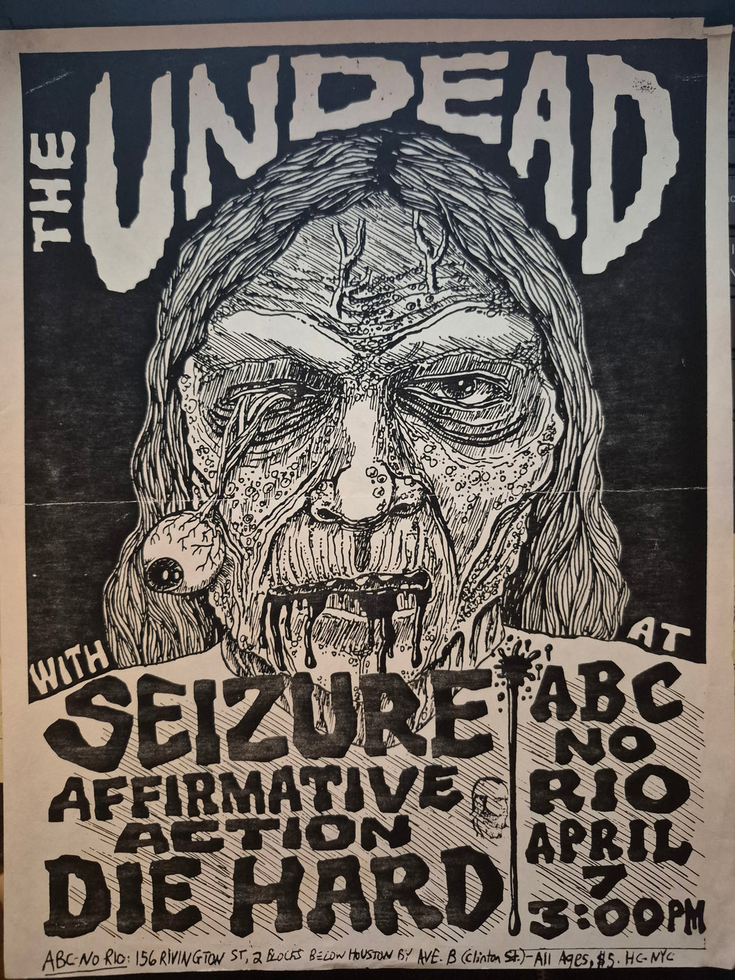 $15 PUNK FLYER - (11x8.5) Undead