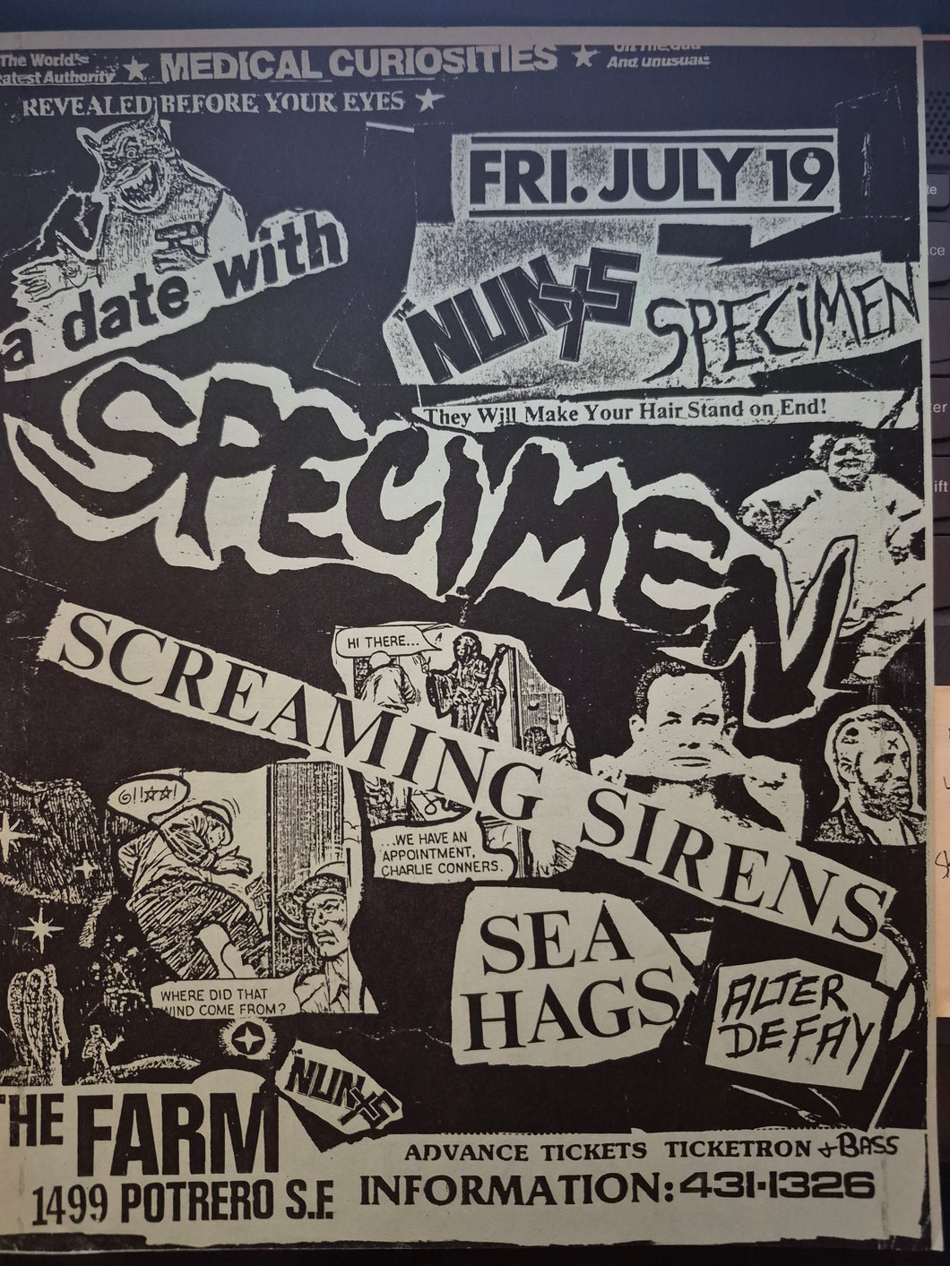 $15 PUNK FLYER - (11x8.5) Specimen