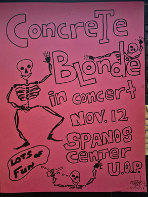 $15 PUNK FLYER - (11x8.5) Concrete Blonde