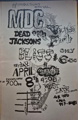 $15 PUNK FLYER - (5.5x8.5) MDC