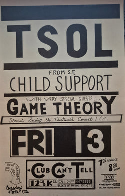 $15 PUNK FLYER - (5.5x8.5) TSOL