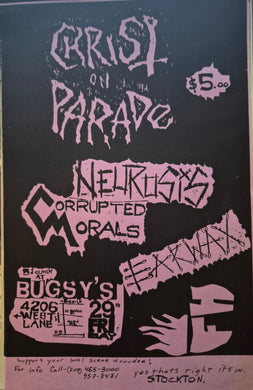 $15 PUNK FLYER - (5.5x8.5) Christ On Parade Neurosis