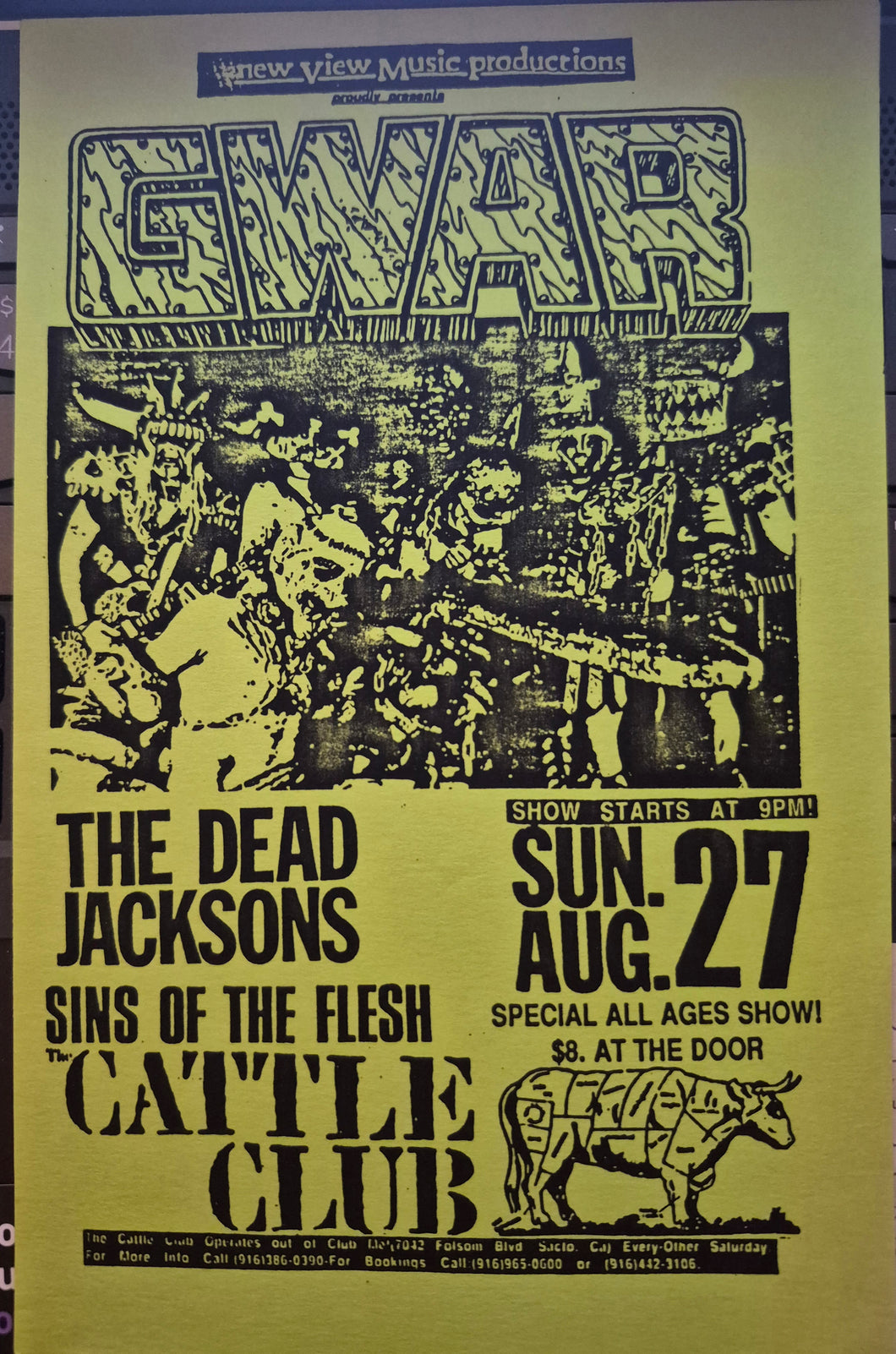 $20 PUNK FLYER  (8.5 x 4.5) Gwar