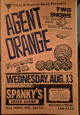 $20 PUNK FLYER  (8.5 x 4.5) Agent Orange
